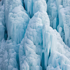 Obraz premium icicles on the sky