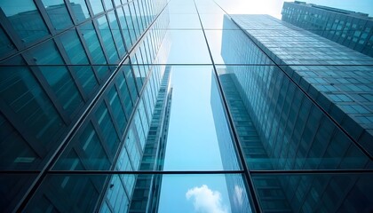 Obraz premium modern glass building