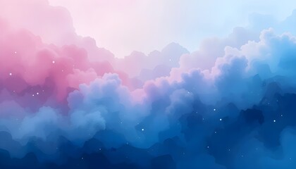 morning mist over the city