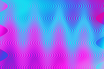 Vibrant abstract neon swirls and glitches futuristic digital art background