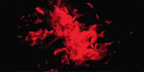 Warm dark red background with relief black material surface.clouds isolated on black background, mist or fog on black. natural background. white crystalline powder on a black background.