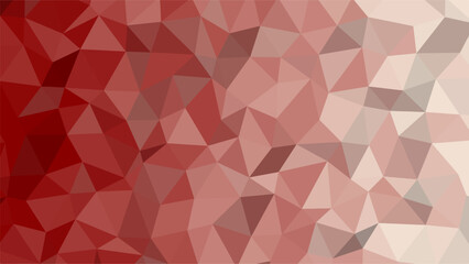 Red and Pink Polygonal Mosaic Texture with Gradual Color Transition abstract geometric