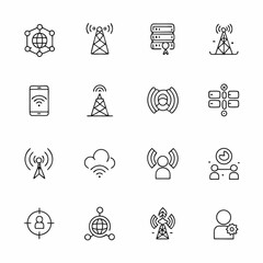 Dynamic Network Icons Premium Digital Asset