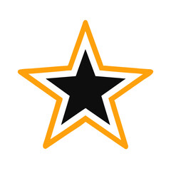 Obraz premium Star clip art, Star vector illustration, Star clip art, Star clip art icon, Star clip art vector icon, Star clip art isolated on white.