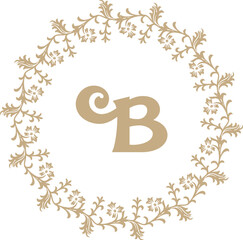 vector illustration of an alphabet abstract background