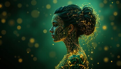 The evolution of the AI entity with a human brain