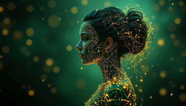 The evolution of the AI entity with a human brain