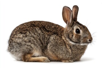 Brown Spotted Rabbit Profile Shot