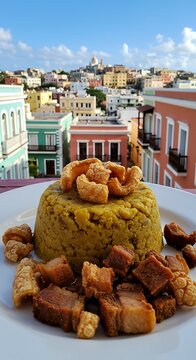 Sun-Kissed Mofongo & Cityscape