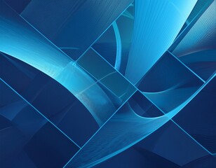 abstract blue geometric background