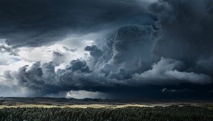 dramatic sky with dark clouds background just before the storm dramatic light