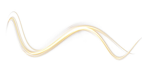 A stunning gold wave gracefully flows over a deep black background