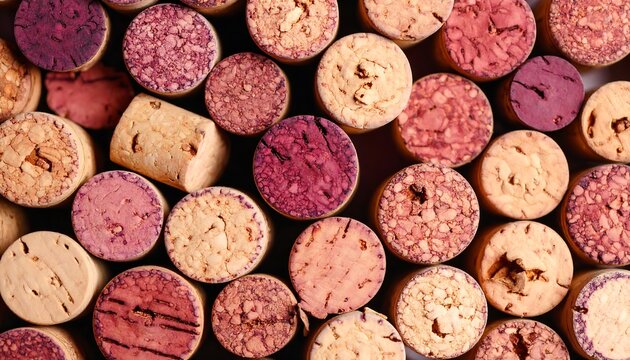 Close-up of many wine corks