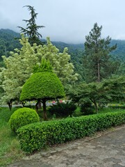 Mountain View in Namak Abroud Town.
