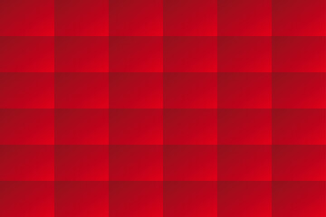 Abstract red gradient 3d box pattern | Modern geometric shape luxury background vector illustration