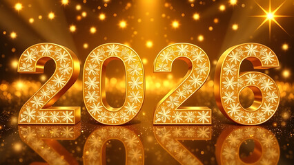 Happy New Year 2026 Wishing background
