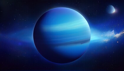 planet neptune in space