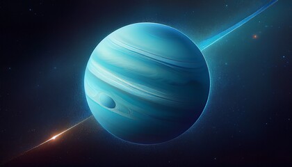 uranus planet in space