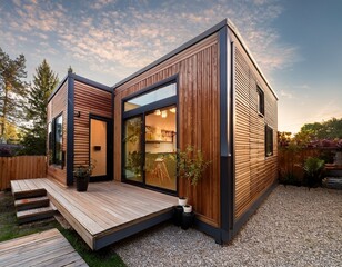 stunning photo of accessory dwelling unit adu a modern tiny house concept showcasing the versatility and efficiency of accessory dwelling units perfect for urban living