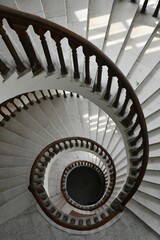 Obraz premium spiral staircase in a church
