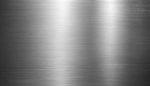 silver brushed metal texture with gradient light reflection effect design silver pattern
