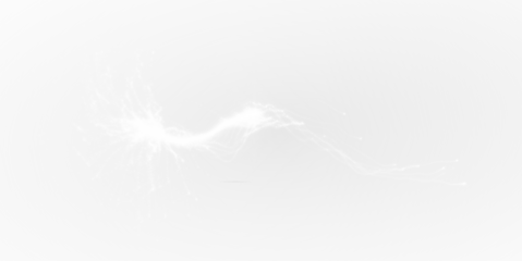 An electric spark lightning effect in PNG format, for use as a light overlay in designs on a transparent background