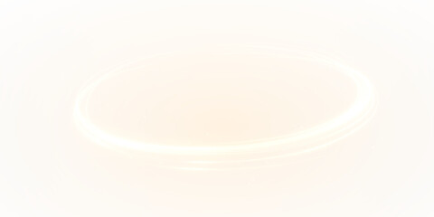 Golden Light Effect Ring Circle Bright Glow Aura PNG Overlay for Exceptional Transparent Background Visuals