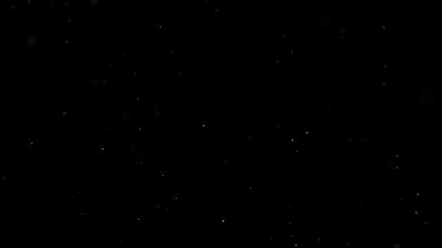 Slowmotion Abstract Dust Particles Background