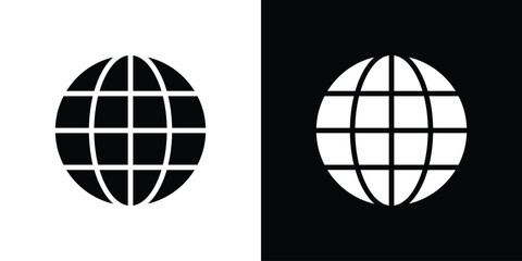 Website icon silhouette vector illustration isolated flat style