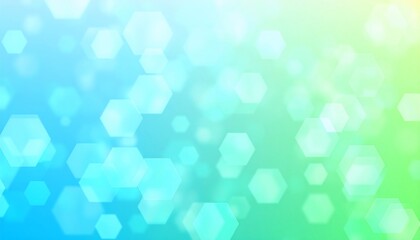 Abstract Bokeh Hexagons Light Background.