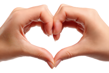 Hands Forming Heart Shape