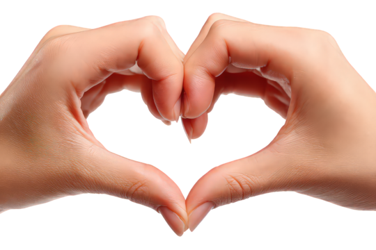 Hands Forming Heart Shape