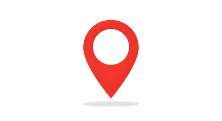 Fototapeta premium Red location marker