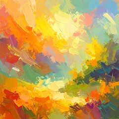 Abstract landscape painting (1)