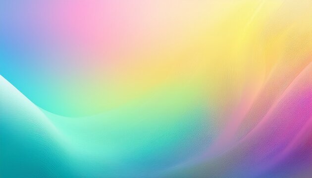 colourful rainbow gradient with soft light m pastel design in dreamy colours