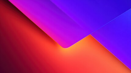 Obraz premium Abstract vibrant geometric shapes