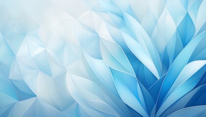 soft abstract background featuring blend of light blue and white diamond shapes creating serene and dreamy atmosphere perfect for various design projects