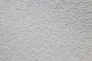 Texture of the white snow. Winter background