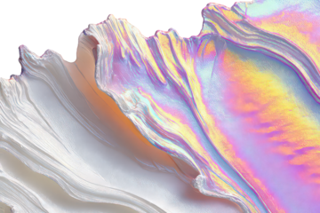 Abstract Holographic Texture with Shimmering Colors