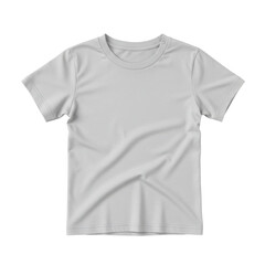 Naklejka premium Blank White Cotton T-Shirt Mockup Product Shot