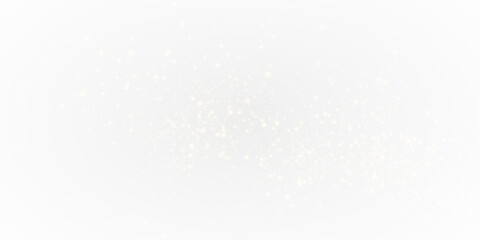 Golden glittering particles create a stunning overlay effect on a transparent PNG background for graphic design