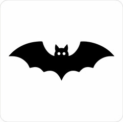 halloween pumpkin with bat