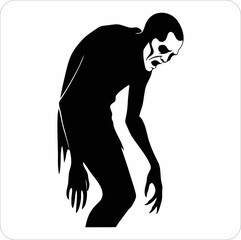 Fototapeta premium silhouette DEVIL 