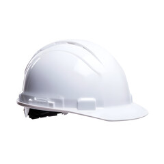 White safety helmet isolated