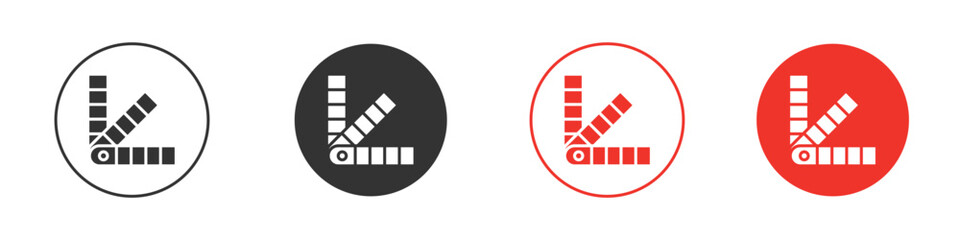 Swatch icon symbol in black. icon design vector stock