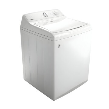 White top loading washing machine