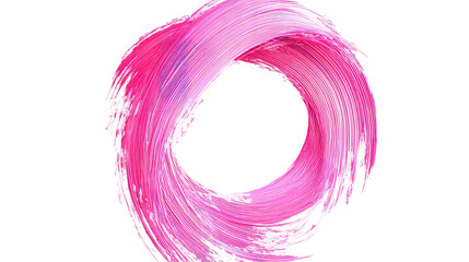 Abstract Pink Circular Design With Vibrant Colors