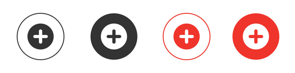 Hospital sign icon symbol in black. icon design vector stock