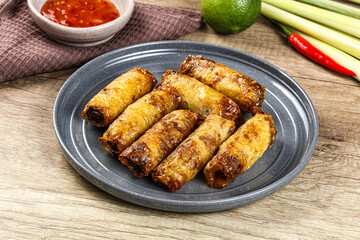 Vietnamese fried stuffed spring roll
