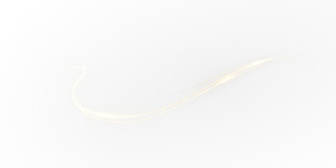 A golden light streak forms a glowing highlight, showcasing an artistic curve, served as a luminous PNG overlay